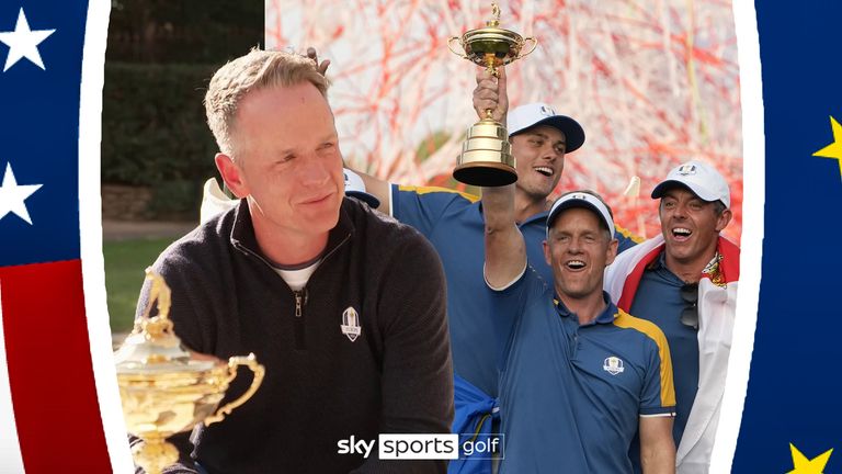 Luke Donald said his 'phone was blowing up' having received congratulatory messages from people including Jose Mourinho after captaining Europe to Ryder Cup victory