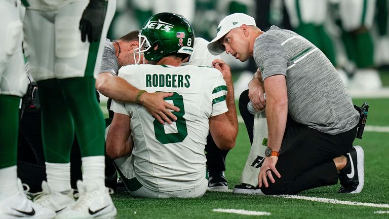 The Snap takes a look at what quarterback Aaron Rodgers’ cruel debut injury meant for New York Jets' season 