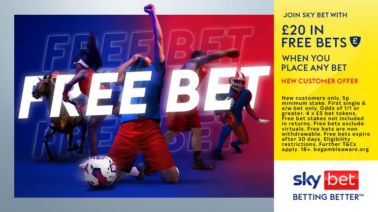 £20 in Free Bets